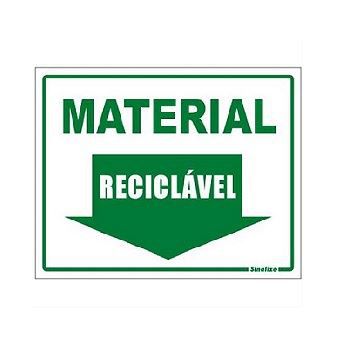 Placa  15X20Cm 220Bl- Material Reciclavel