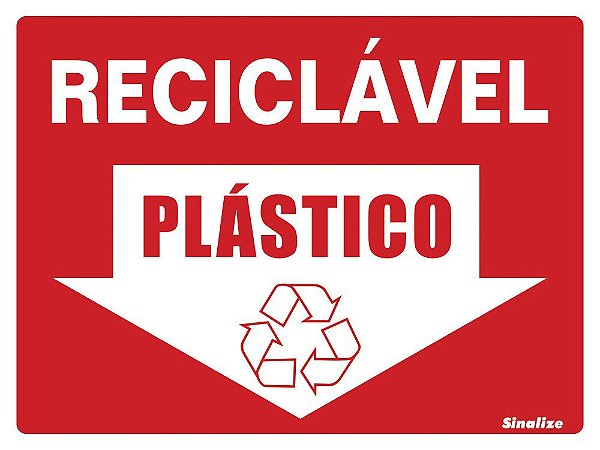 Placa  15X20Cm 220Bk- Reciclavel Plastico