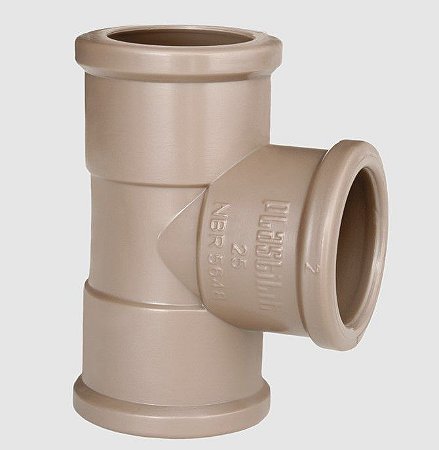 TEE  LL 75 SOLDAVEL PVC