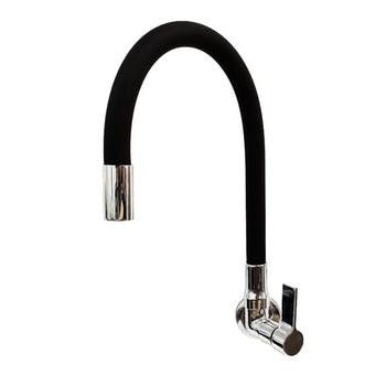 Torneira de Silicone C70 Preta para Parede - Oliveira