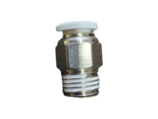 Conexao Reta Rosca Macho 1/4 Tubo 8Mm Branco