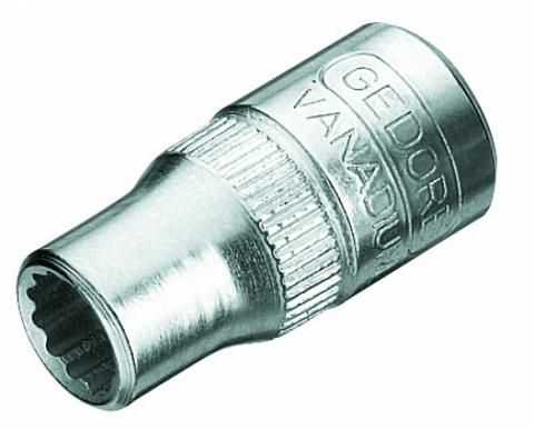 Soquete Encaixe de 1/2" 19,84-25/32 Estriado Gedore