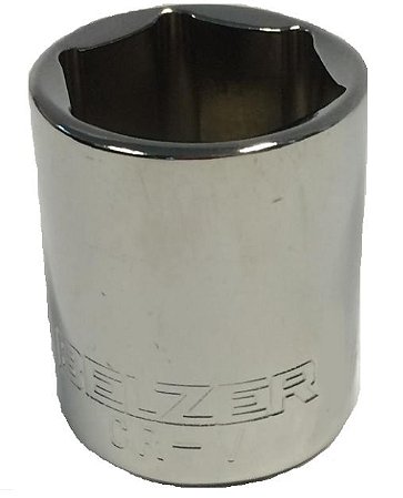 Soquete Encaixe de 1/2" 19,0 Sextavado Belzer
