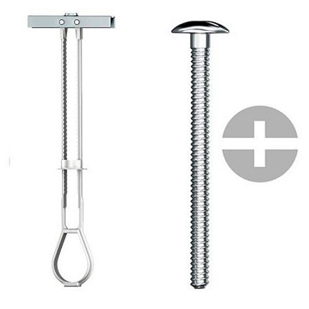 Bucha Sforbolt 3/16'   Parafuso Maquina Lentilha 3/16X2.1/2'