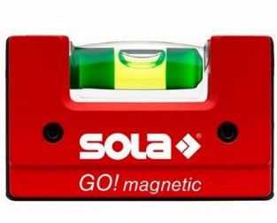 Nivel 1 Bolha Compacto Magnetico Plastico Especial 6,8Cm Go! Magnetic