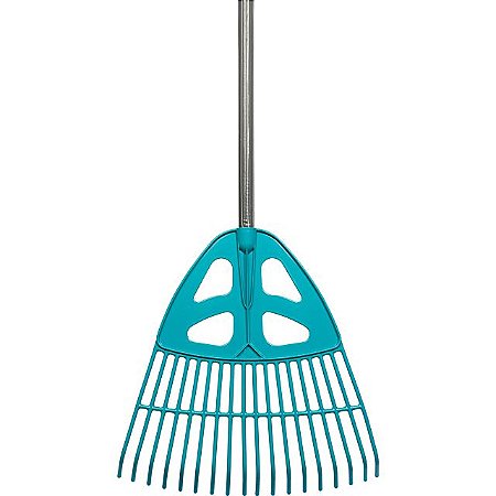Vassoura Para Grama Pvc Flora Com Cabo
