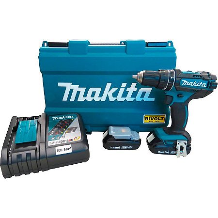 Parafusadeira Bateria 18V 62Nm Dhp482Rae Makita