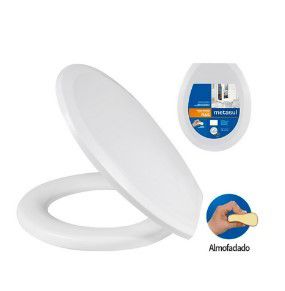 Assento Sanitario Almofadado Plus Biscuit Metasul