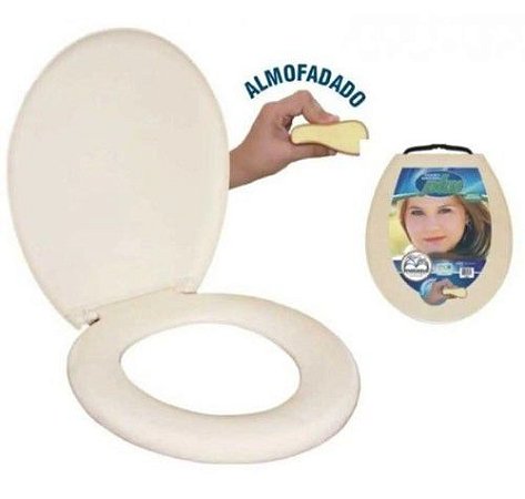 Assento Sanitario Almofadado Plusbi Metasul