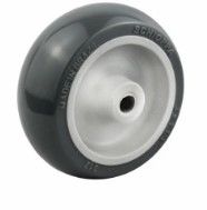 Roda 5' Para Rodizio Preta Rolete 15Mm