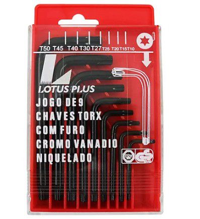 Jogo De Chave Torx L 10A50 Preto        5320 Lotus