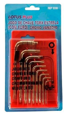 Chave torx jg l 10a50 crom         5330 LOTUS
