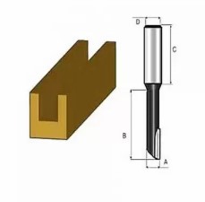 Fresa Paralela Reta 3/8X1.1/2    D01965 Makita