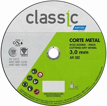 Disco Corte  4.1/2 Ar 302 2 Telas Classic