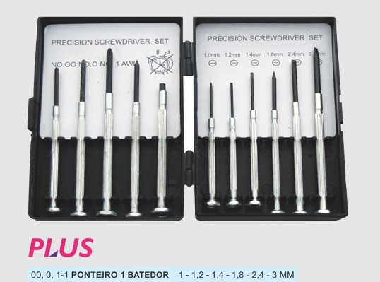 Jogo de Chaves de Precisão para Relojoeiro - 11 Peças (5800)