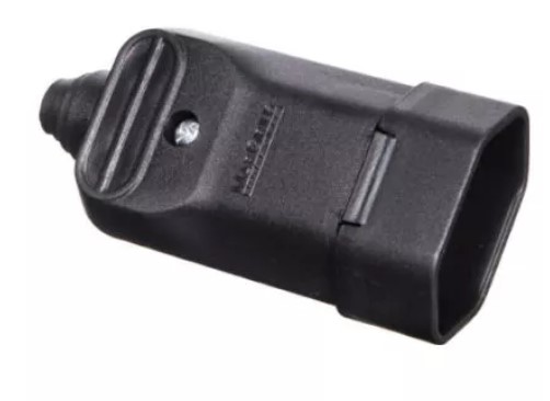 Pino plug femea 10a 2p t pa018320 preto c/ prensa cabo