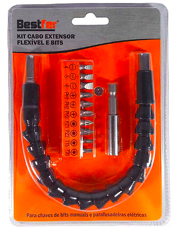 Jogo para Fixar e Parafusar de 12 Peças Bestfer BFH2774