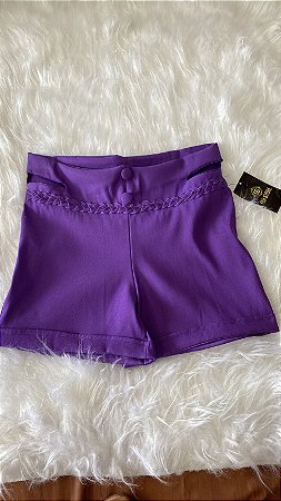 SHORT ROXO