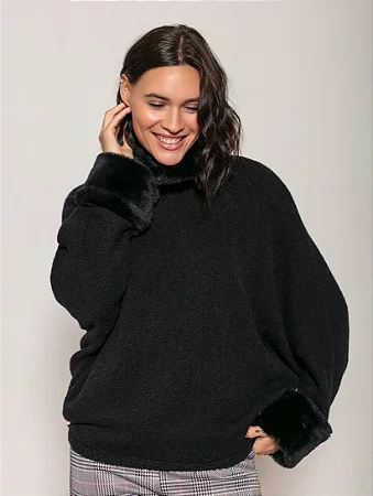 Capa Ampla com Pele Fake - BIAMAR 11922