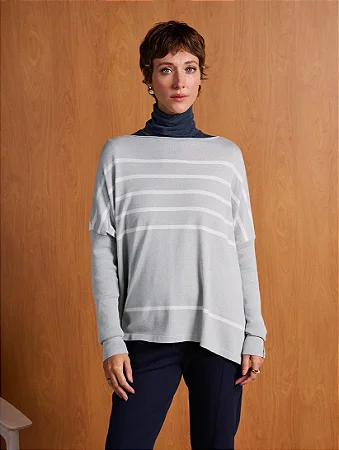 Blusa em Padronagem Listras - BIAMAR 11859