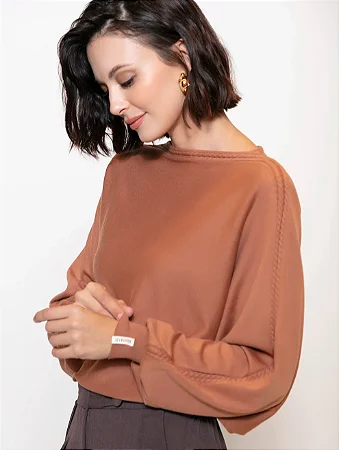 Blusa com Detalhes em Trança - BIAMAR 11975