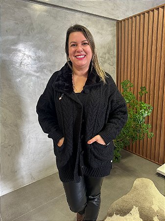 Casaco com Fechamento em Alamar e Botões - BIAMAR 11339