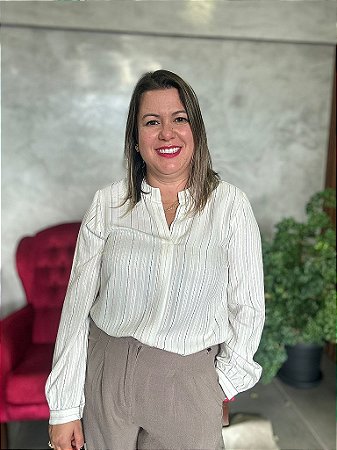 Blusa em Viscose de Fio Tinto - GATOS E ATOS 02830