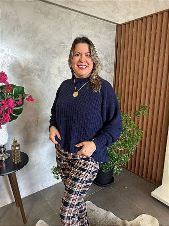 Blusa em Fio Pluma Canelada - BIAMAR 11194