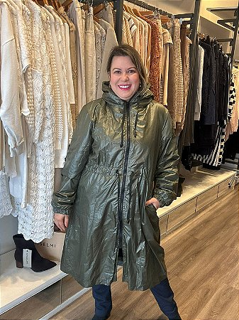 Parka Alongada Repelente à Água - DECLARI 00004