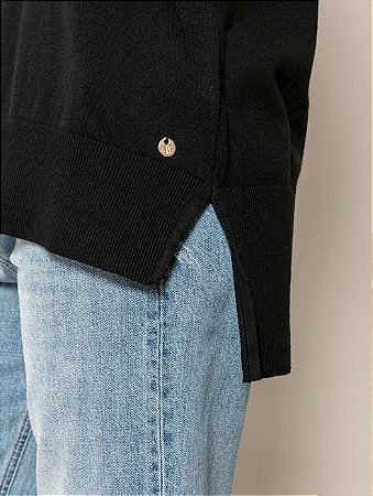 Blusa Mullet com Gola Redonda - BIAMAR 11853