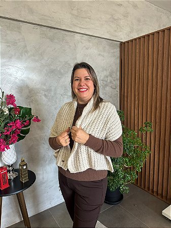 Manta em Ponto Vazado - BIAMAR 10296