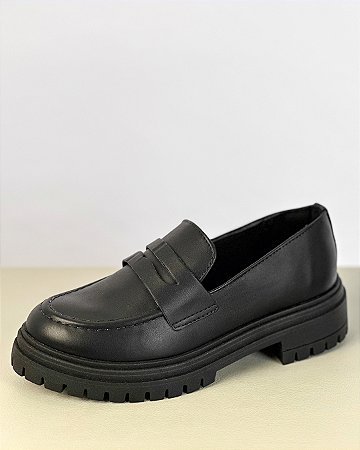 MOCASSIM PRETO TRATORADO - ANNA