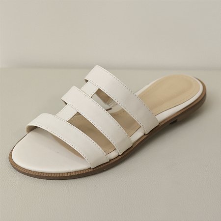FLAT RASTEIRA OFF WHITE - CORA