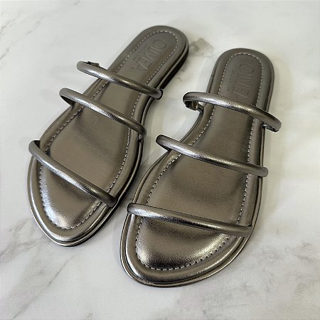FLAT RASTEIRA TIRAS FINAS CHUMBO - CLASSIC