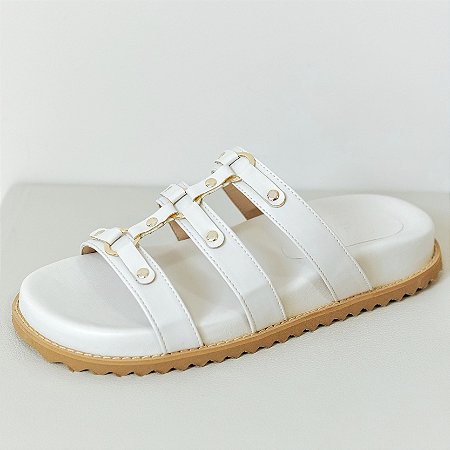 PAPETE OFF WHITE TIRAS - MAJU