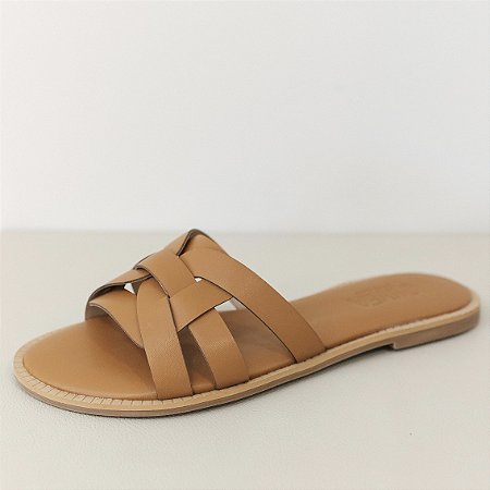 FLAT RASTEIRA CARAMELO - SUMMER