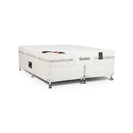 Cama Box + Colchão Castor King Kingdom Aloe Vera Double Face Pocket
