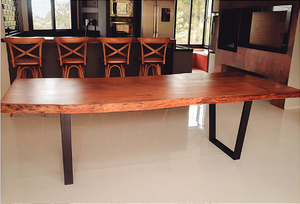 Mesa De Jantar Madeira Maciça Rústica