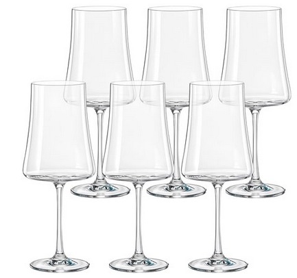 Jogo de taças de Crystal Bohemia Xtra para agua 560 ml 06 peças