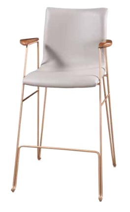 Banqueta Blumenau Com Pés de Metal
