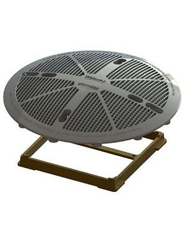 GRADE DE FUNDO 15X15 LATÃO C/TAMPA FSB SODRAMAR