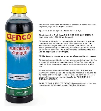 ALGICIDA DE CHOQUE GENCO 1L