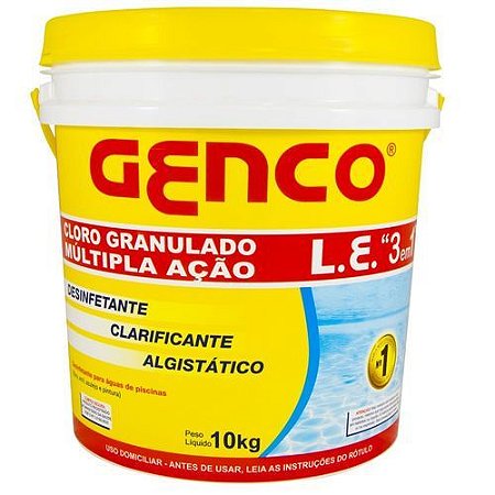 CLORO L.E. 3 EM 1 GENCO 10KG