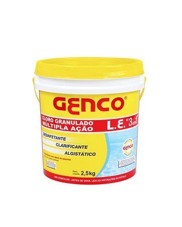 CLORO L.E. 3 EM 1 GENCO 2,5KG