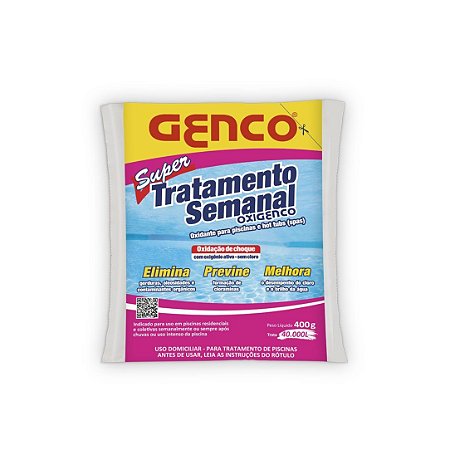 SUPER TRATAMENTO SEMANAL OXIDANTE GENCO 400G
