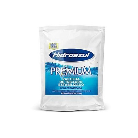 CLORO EM PASTILHA PREMIUM HIDROAZUL 200GR