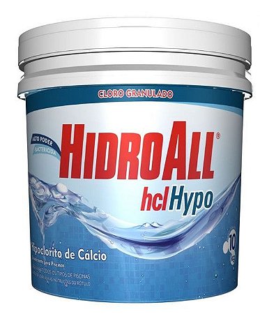CLORO HIPOCLORITO DE CÁLCIO HIDROALL 10KG