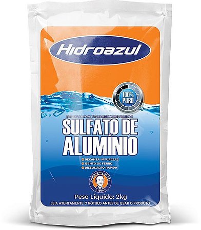 SULFATO DE ALUMÍNIO HIDROAZUL 2KG