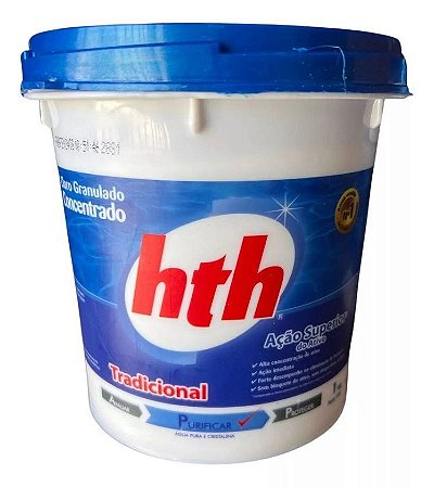 CLORO TRADICIONAL HIPOCLORITO DE CÁLCIO HTH 1KG