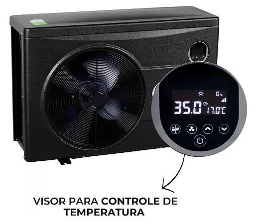 Trocador de Calor GRE 18 Inverter P/Piscina até 91 mil Litros